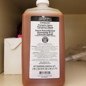 Starbucks pumpkin spice sauce